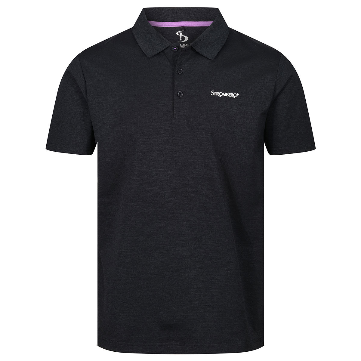 Stromberg Men’s Tempo Marl Golf Polo Shirt, Mens, Black, Xxxxxl | American Golf