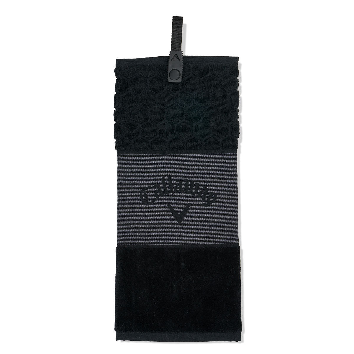 Callaway Tri-Fold Cotton Golf Towel, Mens, Black, One size | American Golf