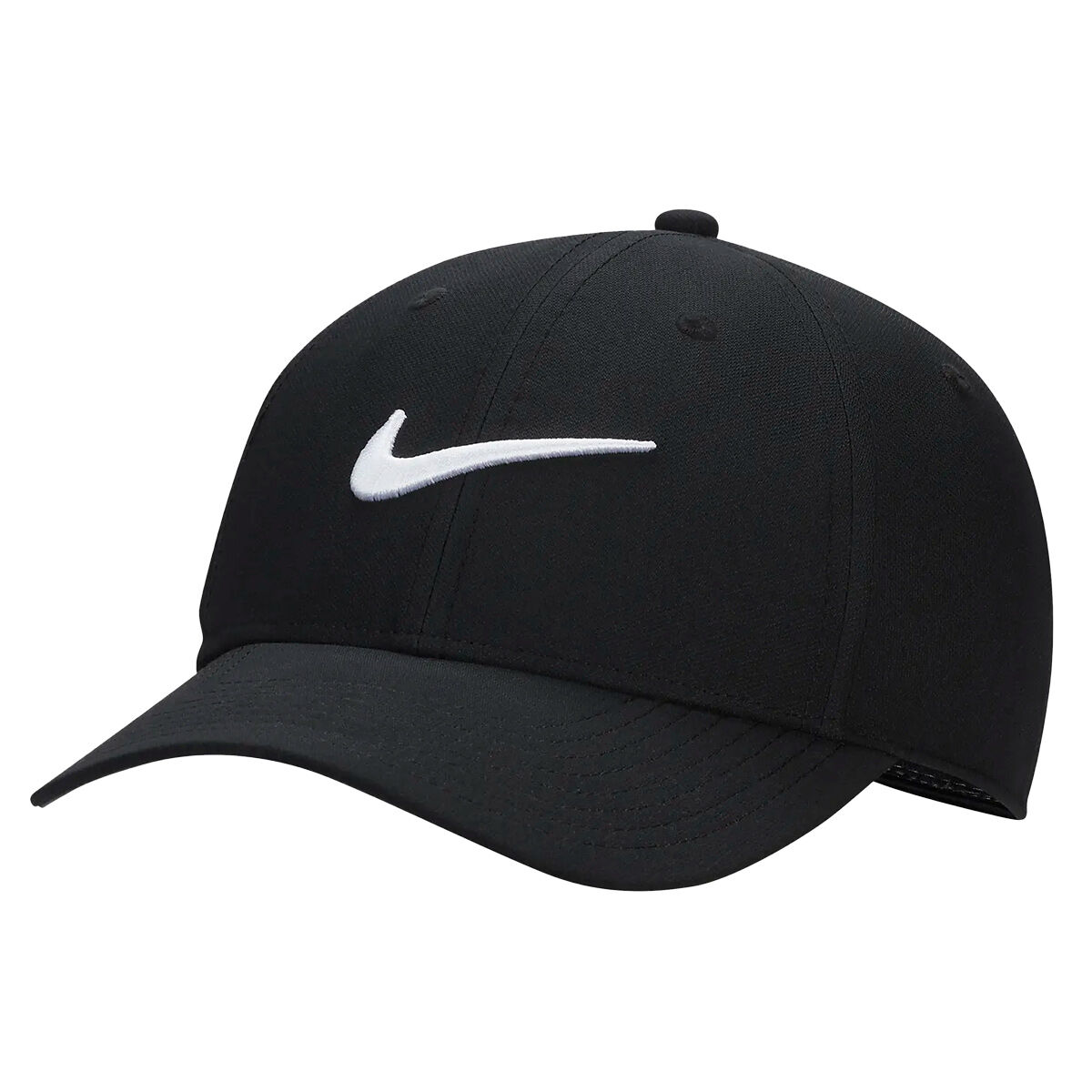 Nike Men’s Structured Swoosh Golf Cap, Mens, Black/white, Large/xl | American Golf