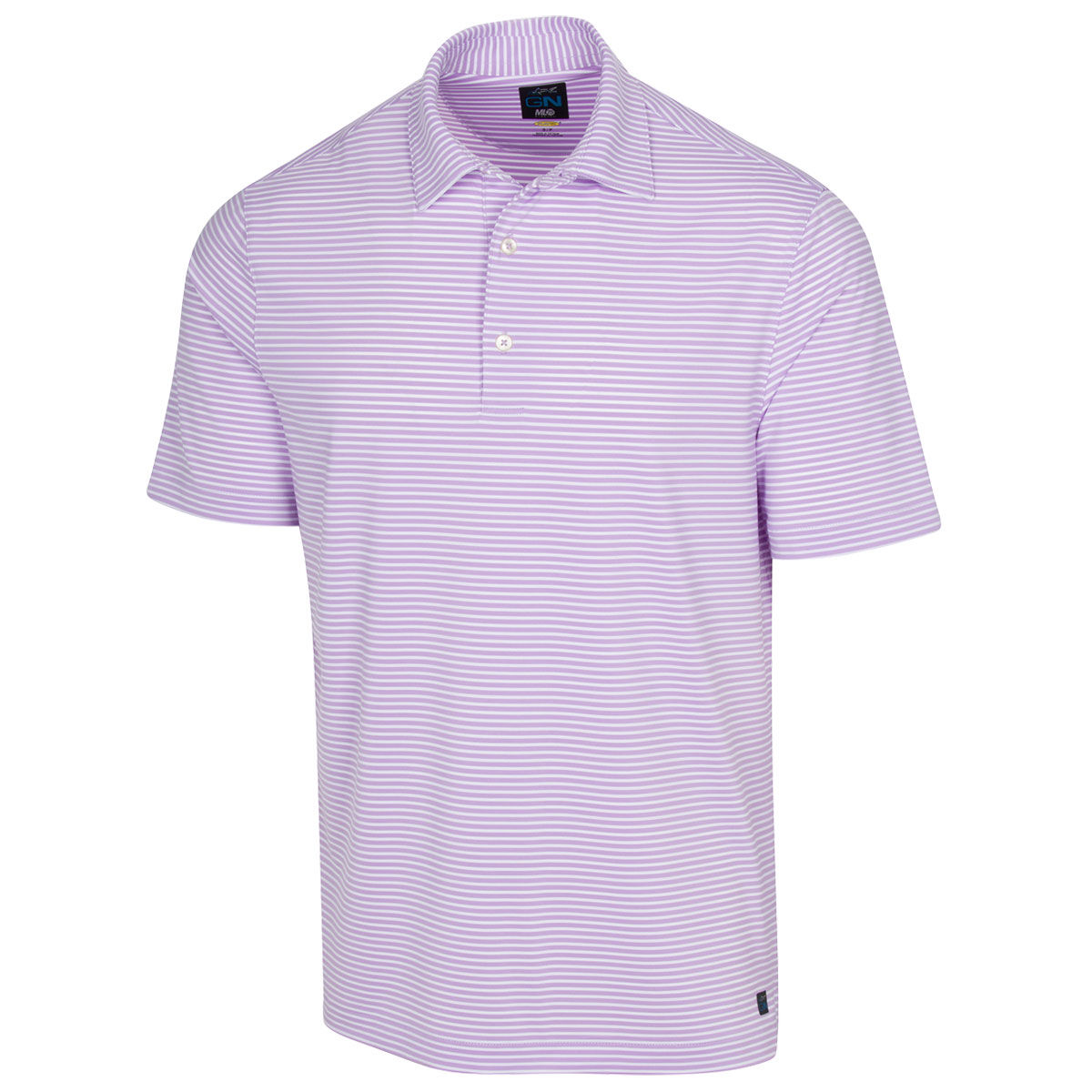 Greg Norman Men’s ML75 Stretch Prestige Golf Polo Shirt, Mens, Lilac breeze, Small | American Golf
