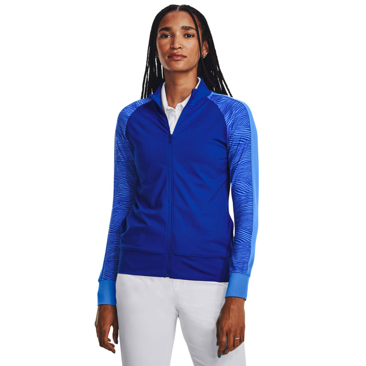Under Armour Womens Storm Full Zip Golf Mid Layer, Female, Royal/water/silver, Xs | American Golf