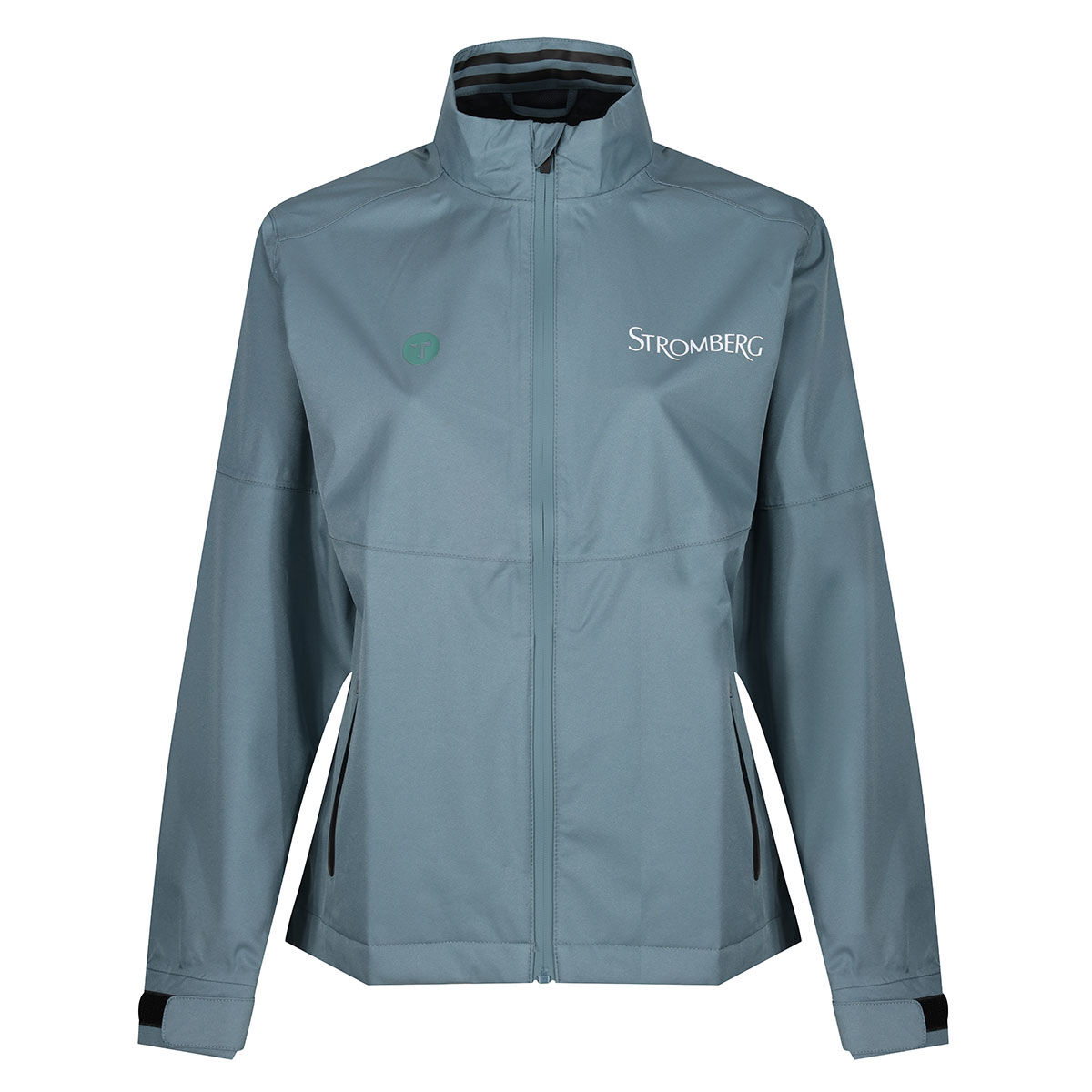 Ocean Tee Stromberg Womens Waterproof Golf Jacket, Female, Grey, Large | American Golf