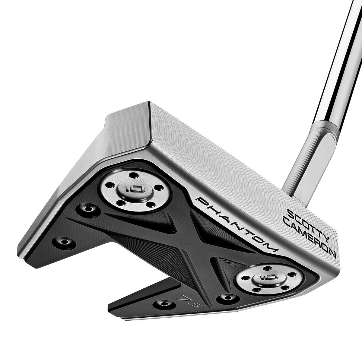 Titleist Men’s Silver and Black Scotty Cameron Phantom X 7.5 Custom Fit Golf Putter | American Golf, 34inches
