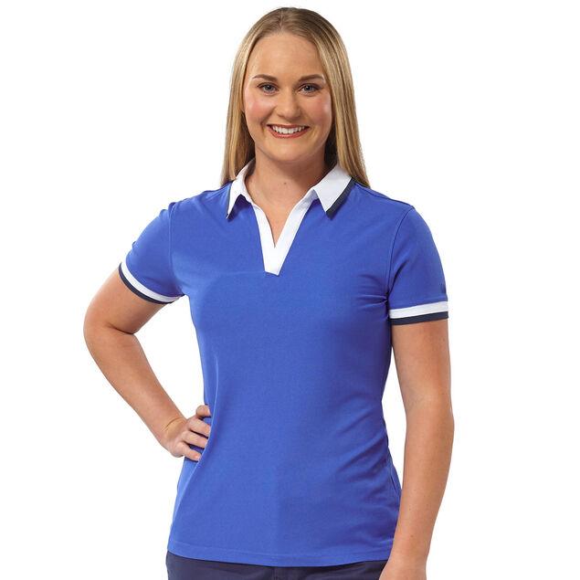 Palm Grove V-Neck Ladies Polo Shirt from american golf