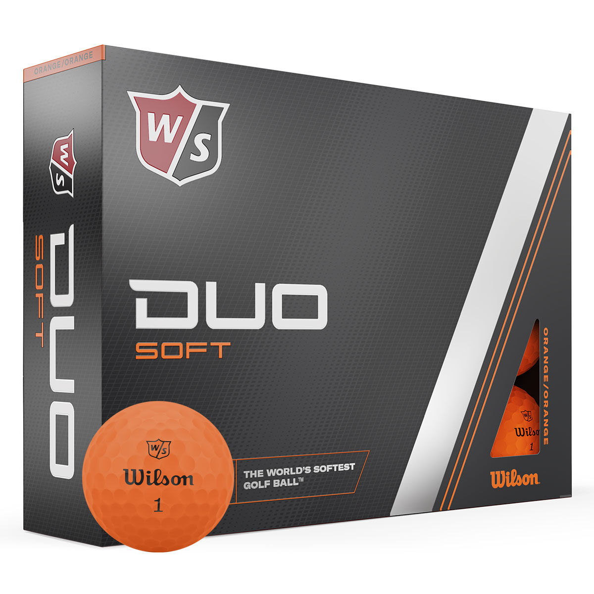 Wilson Staff Orange DUO Soft 12 Golf Ball Pack | American Golf, One Size