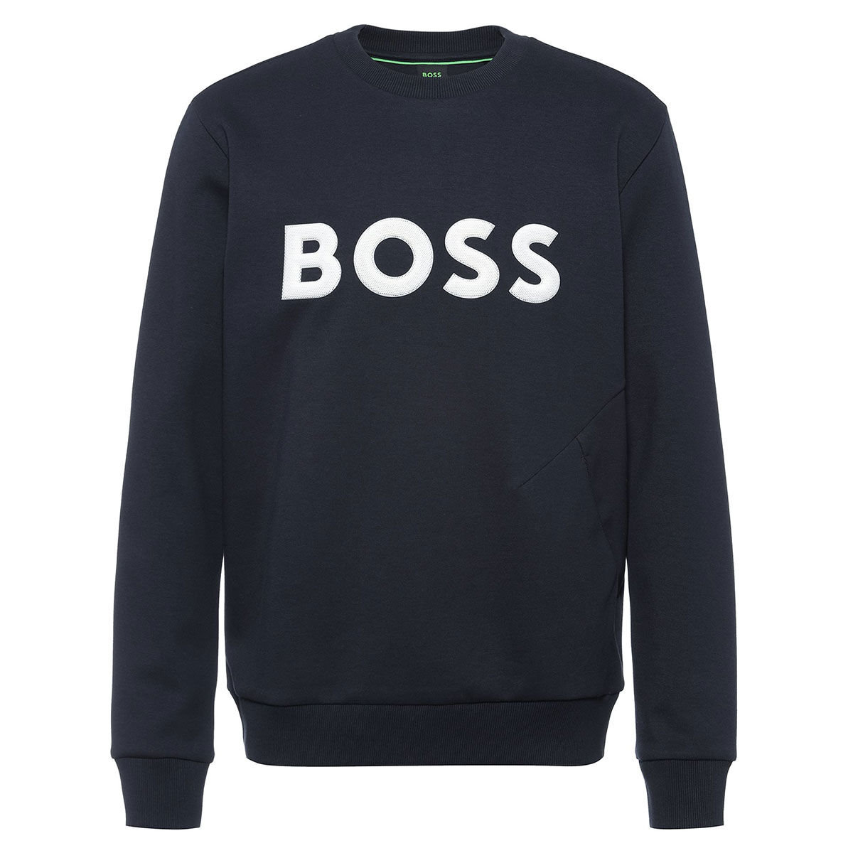 Hugo Boss Men’s Salbo Crew Neck Golf Sweater, Mens, Dark blue, Xxl | American Golf