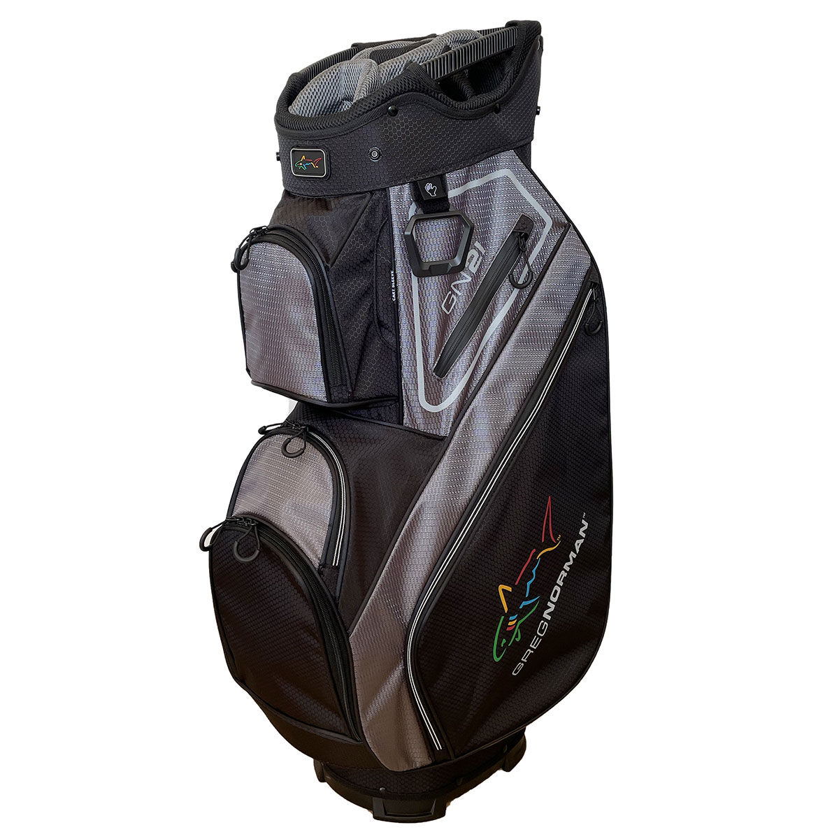 Greg Norman Black and Grey Lightweight Golf Cart Bag, Size: One Size  | American Golf