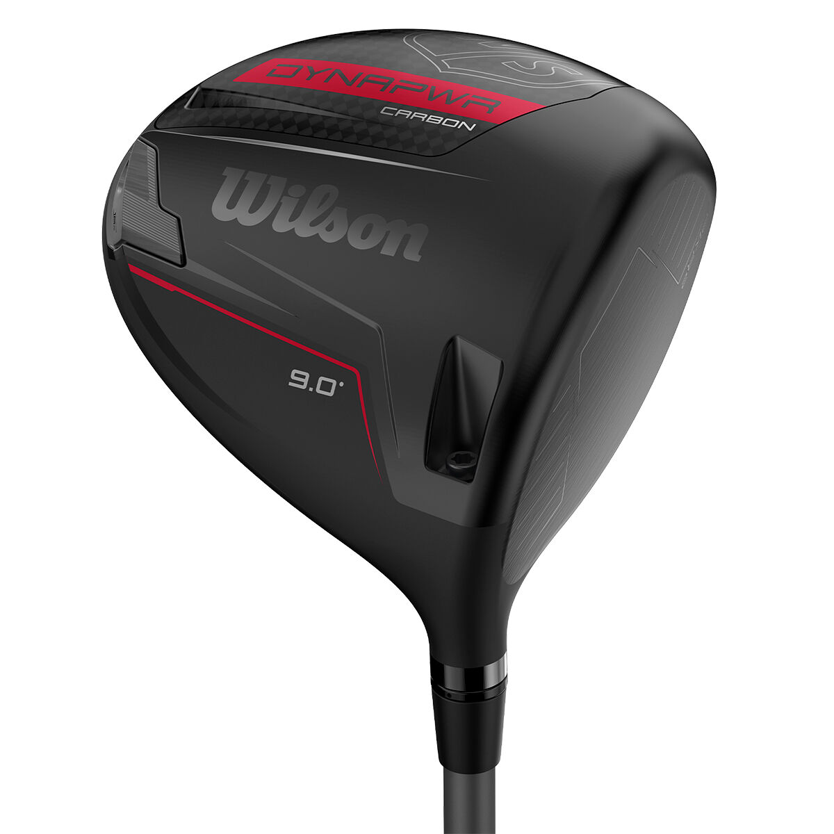Wilson Staff Men’s Black and Red Adjustable Dynapower Carbon Custom Fit Golf Driver | American Golf, One Size