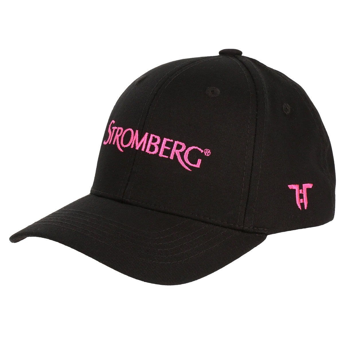 Stromberg Womens Core Logo Golf Cap, Female, Black/pink, One size | American Golf