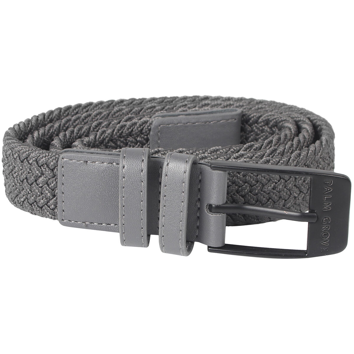 Palm Grove Womens Grey Comfortable Woven Belt, Size: Large/XL | American Golf