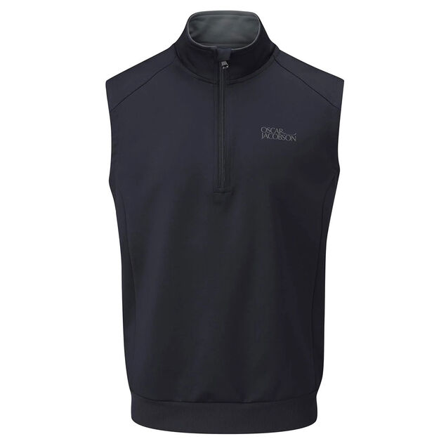Oscar Jacobson Men's Trent Tour Lightweight Sweater Golf Vest from ...