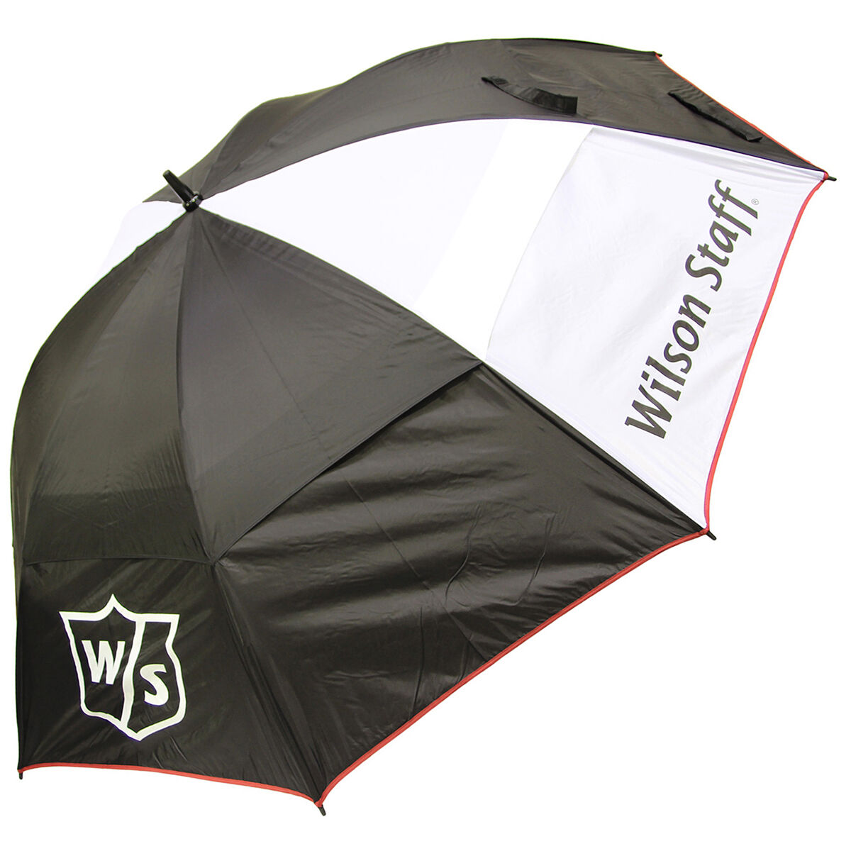 Wilson Staff White and Black Colour Block Golf Umbrella, Size: One Size  | American Golf