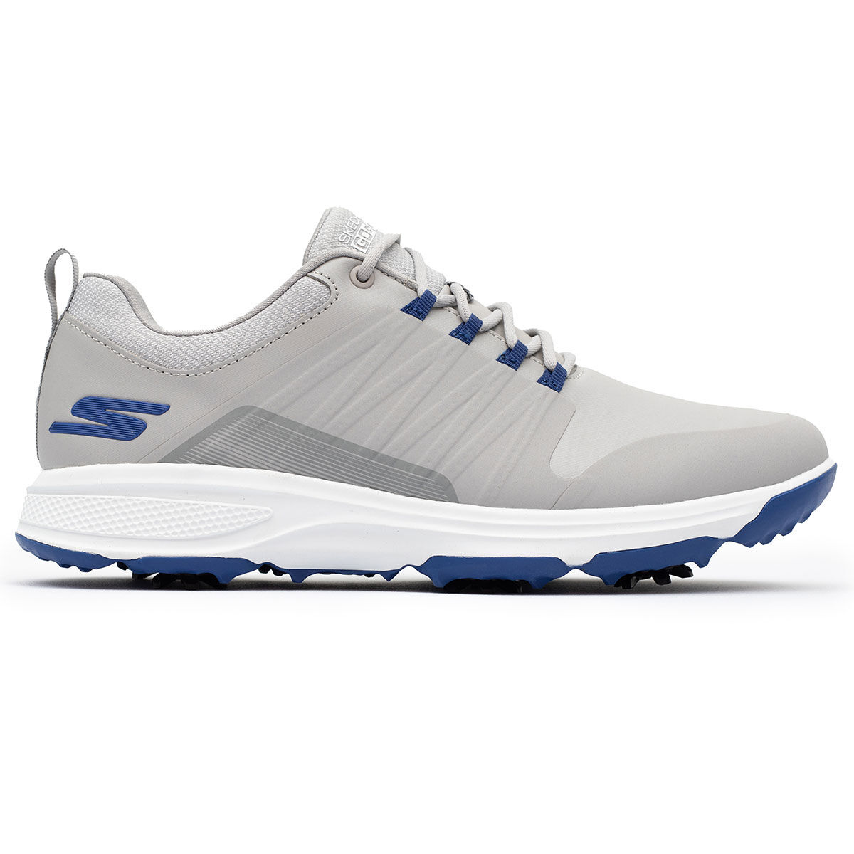 Skechers Men’s GO GOLF Torque Victorious Waterproof Spiked Golf Shoes, Mens, Grey, 8 | American Golf