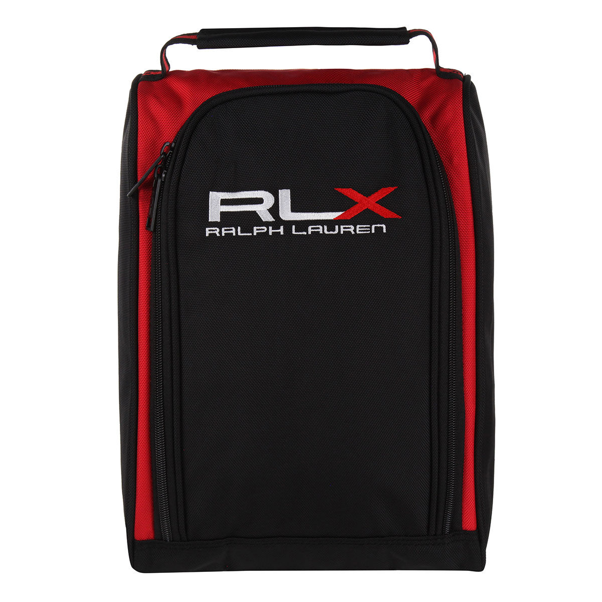 Ralph Lauren RLX Golf Shoe Bag, Mens, Black/red, 24x36x14cm | American Golf