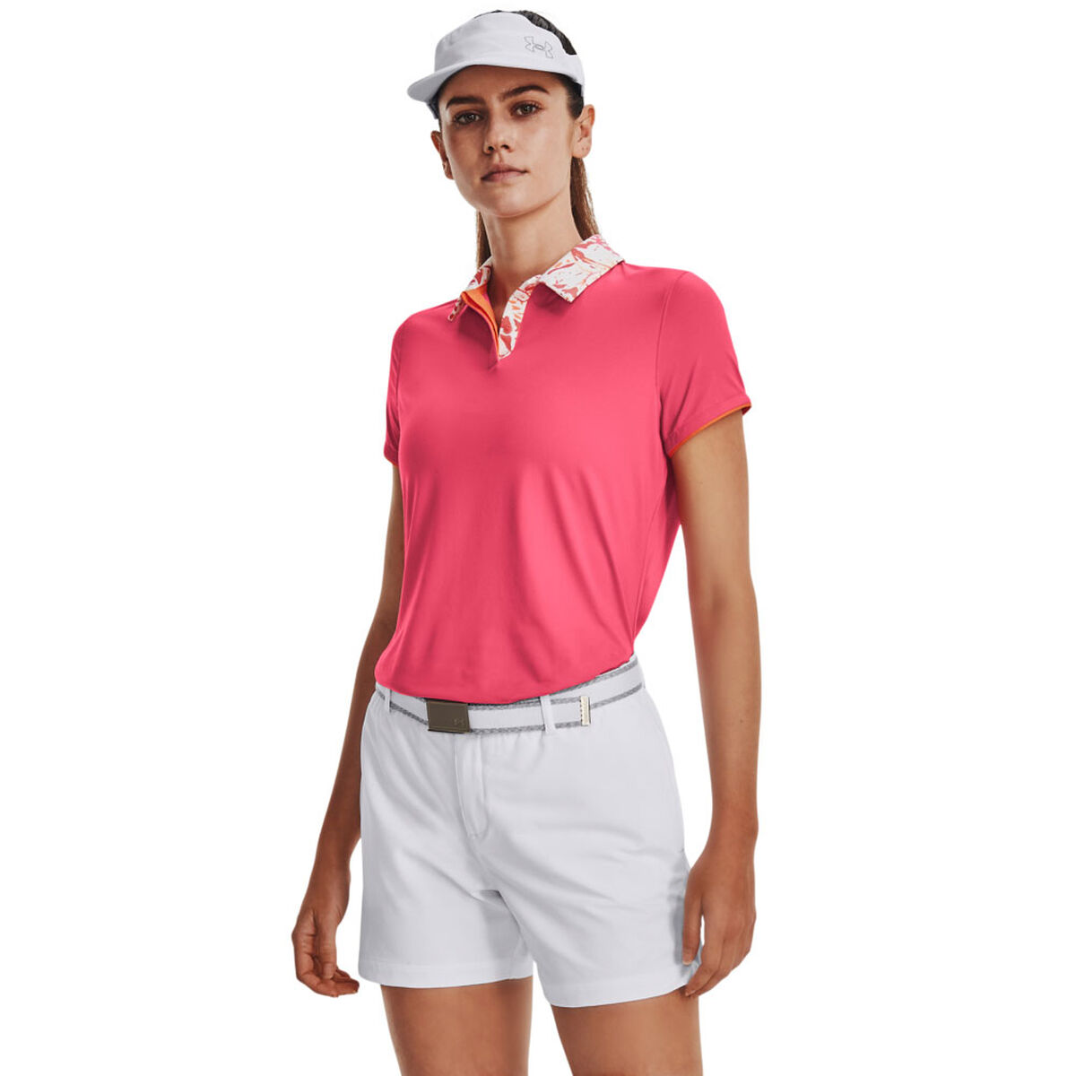 Under Armour Womens Iso-Chill Golf Polo Shirt, Female, Perfection/metallic silver, Xl | American Golf