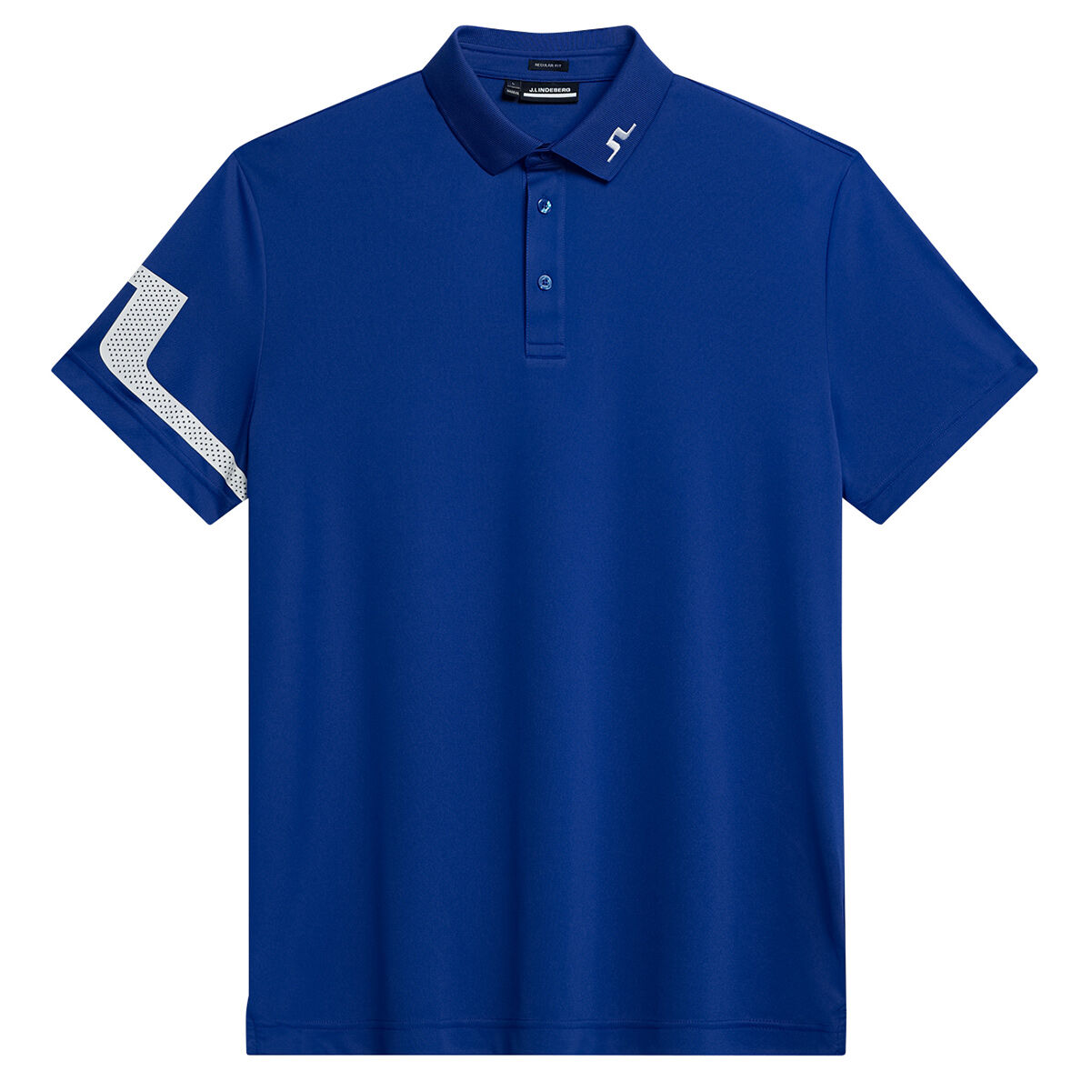 J.Lindeberg Men’s Heath Golf Polo Shirt, Mens, Sodalite blue, Large | American Golf