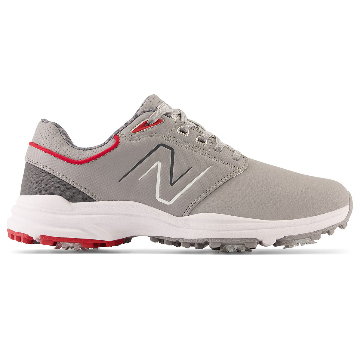 New Balance Men’s Grey Waterproof Brighton Spiked Golf Shoes, Size: 9.5 | American Golf