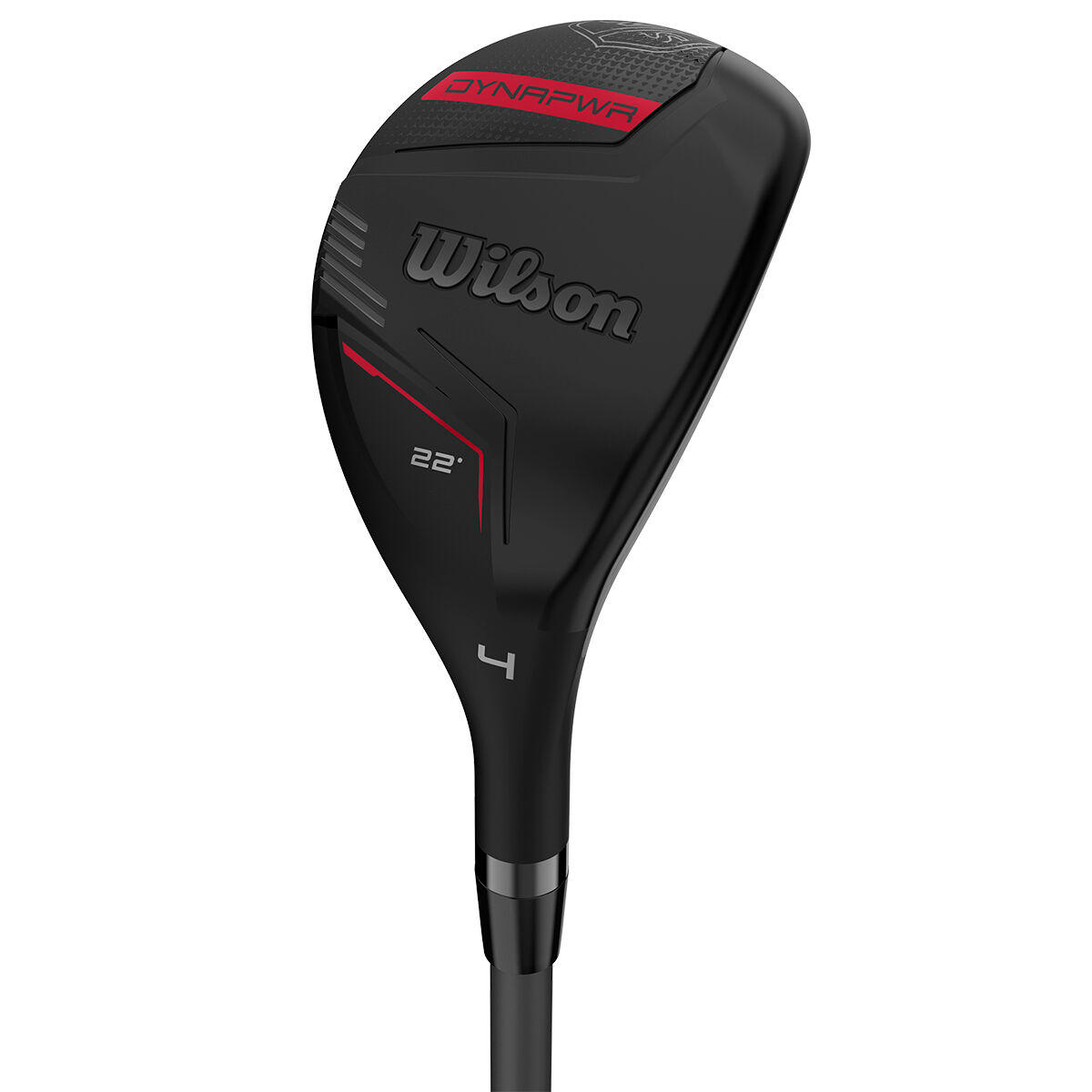 Wilson Staff Men’s Black and Red Dynapower Stiff Project X Hzrdus Smoke Rdx X Right Hand Golf Hybrid, Size: 19deg | American Golf