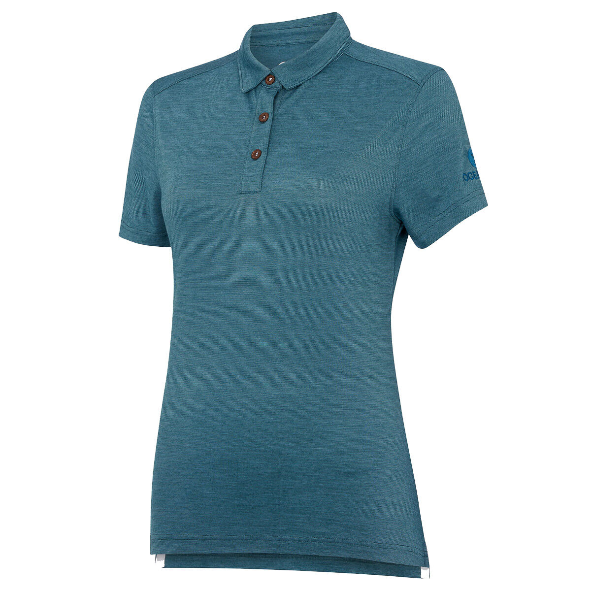 Ocean Tee Womens Green Reef Golf Polo Shirt, Size: xl | American Golf