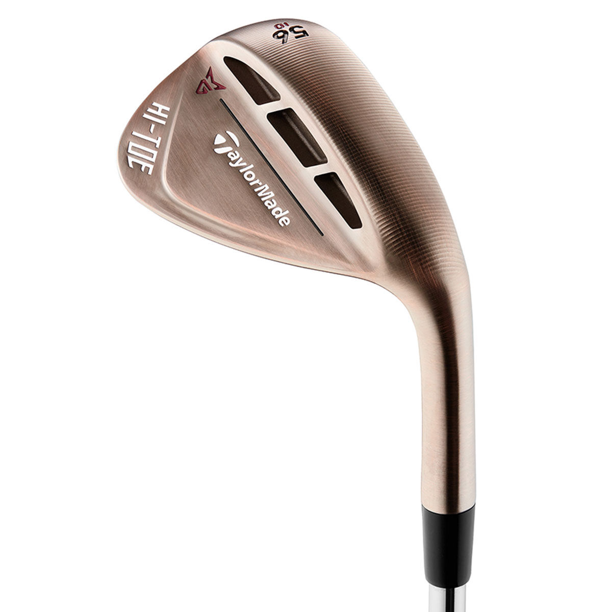 TaylorMade Mens Copper Brand Print HI-TOE 2 Raw Left Hand Steel Golf Wedge, Size: 54deg | American Golf