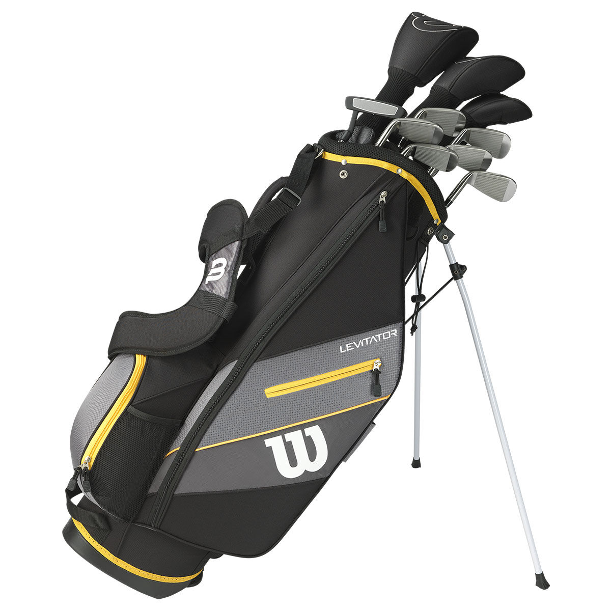 Wilson Ultra XD Mens Black And Yellow Stylish Steel Right Hand Golf Carry Golf Package Set, One Size | American Golf