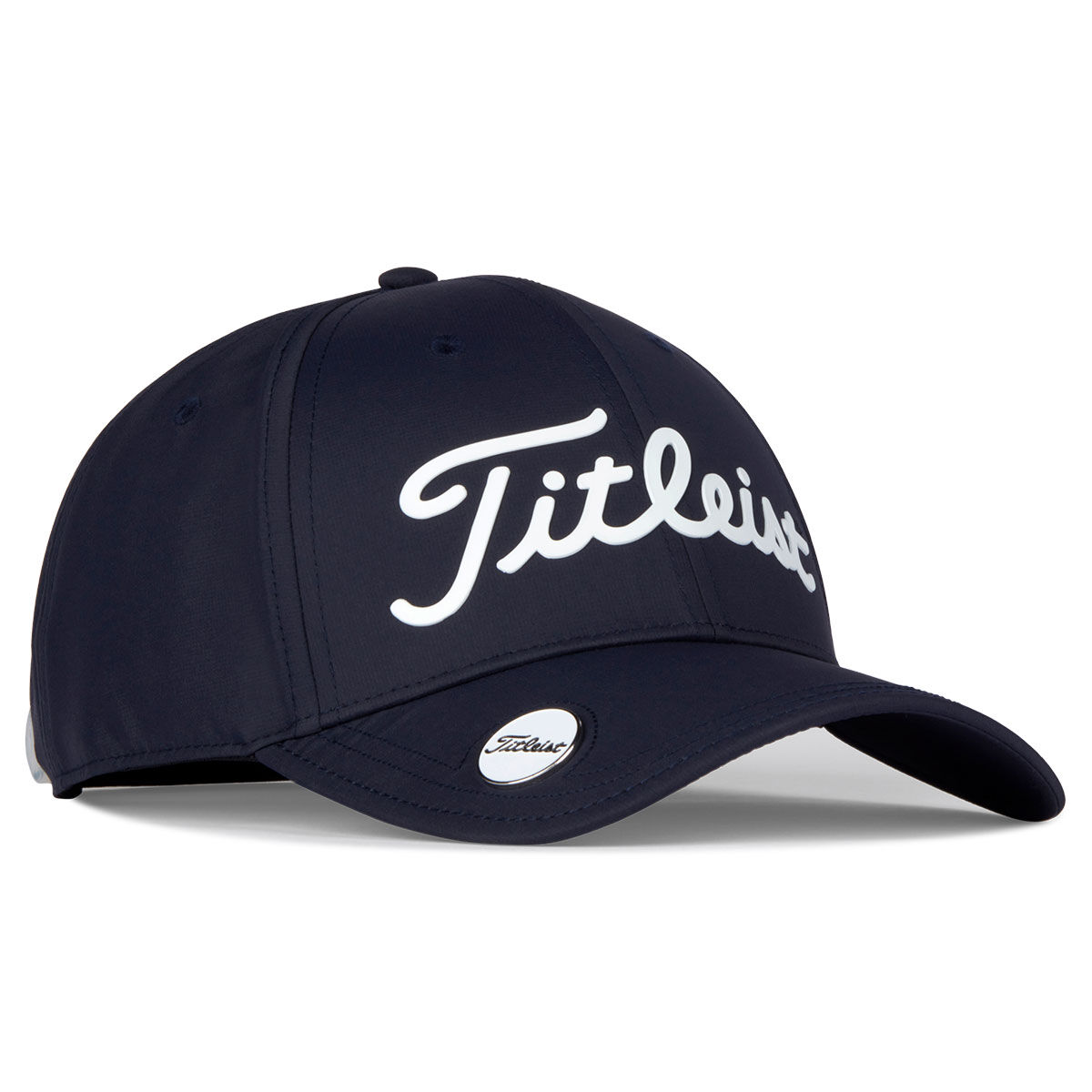Titleist Men’s Navy Blue and White Lightweight Players Performance Ball Marker Golf Cap | American Golf, One Size