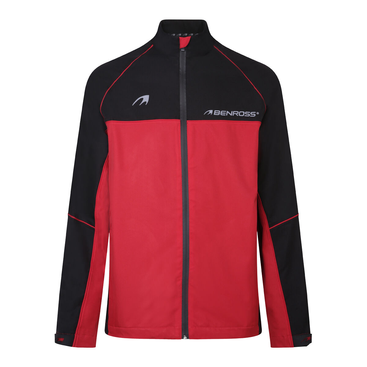 Benross Mens Red and Black Lightweight Hydro Pro X Waterproof Golf Jacket, Size: Small  | American Golf