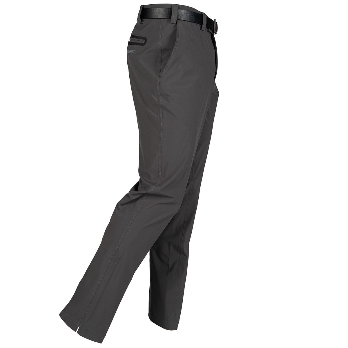 Stromberg Mens Grey Weather Tech Long Fit Golf Trousers, Size: 34  | American Golf