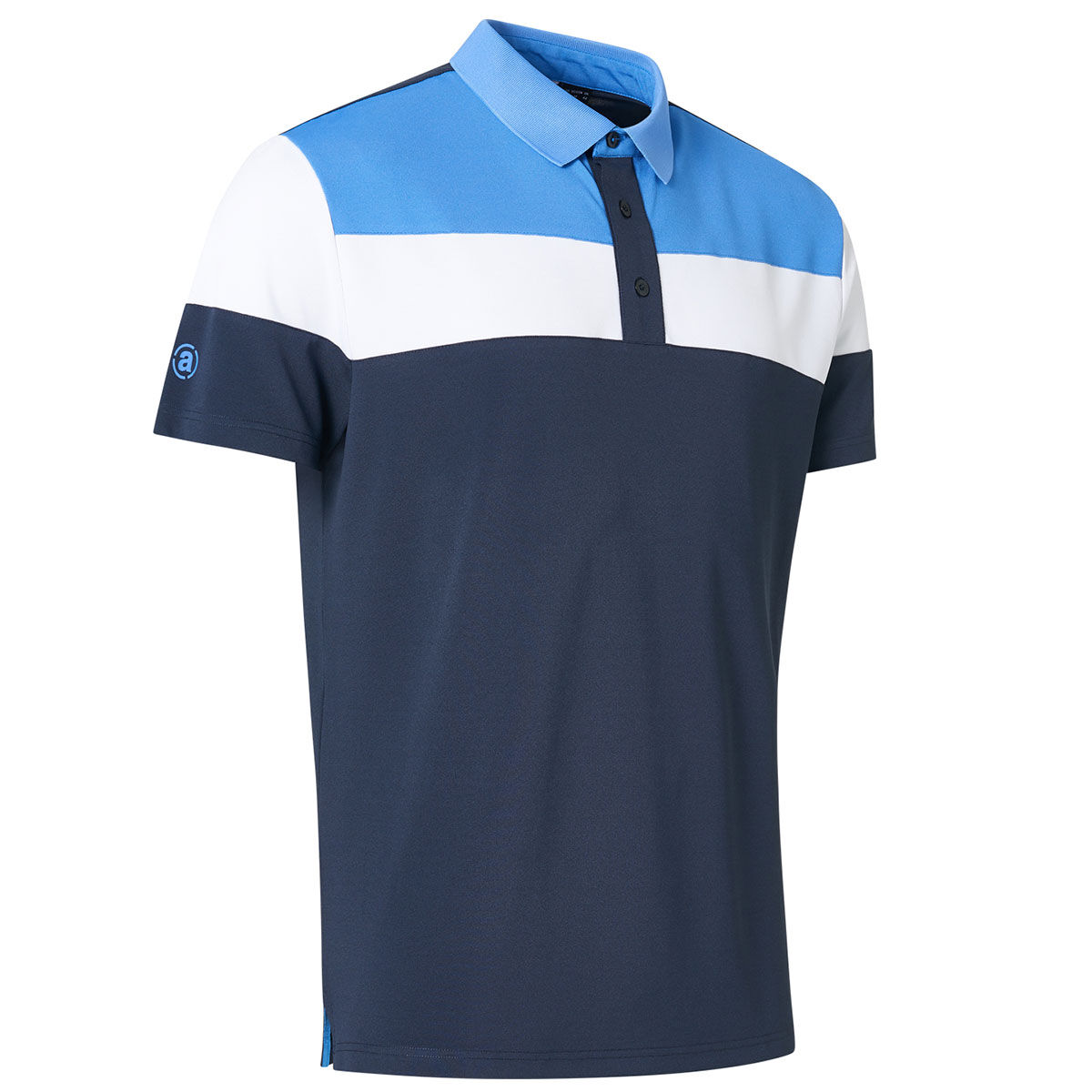 Abacus Men’s Berrow Stretch Golf Polo Shirt, Mens, Navy blue, Small | American Golf