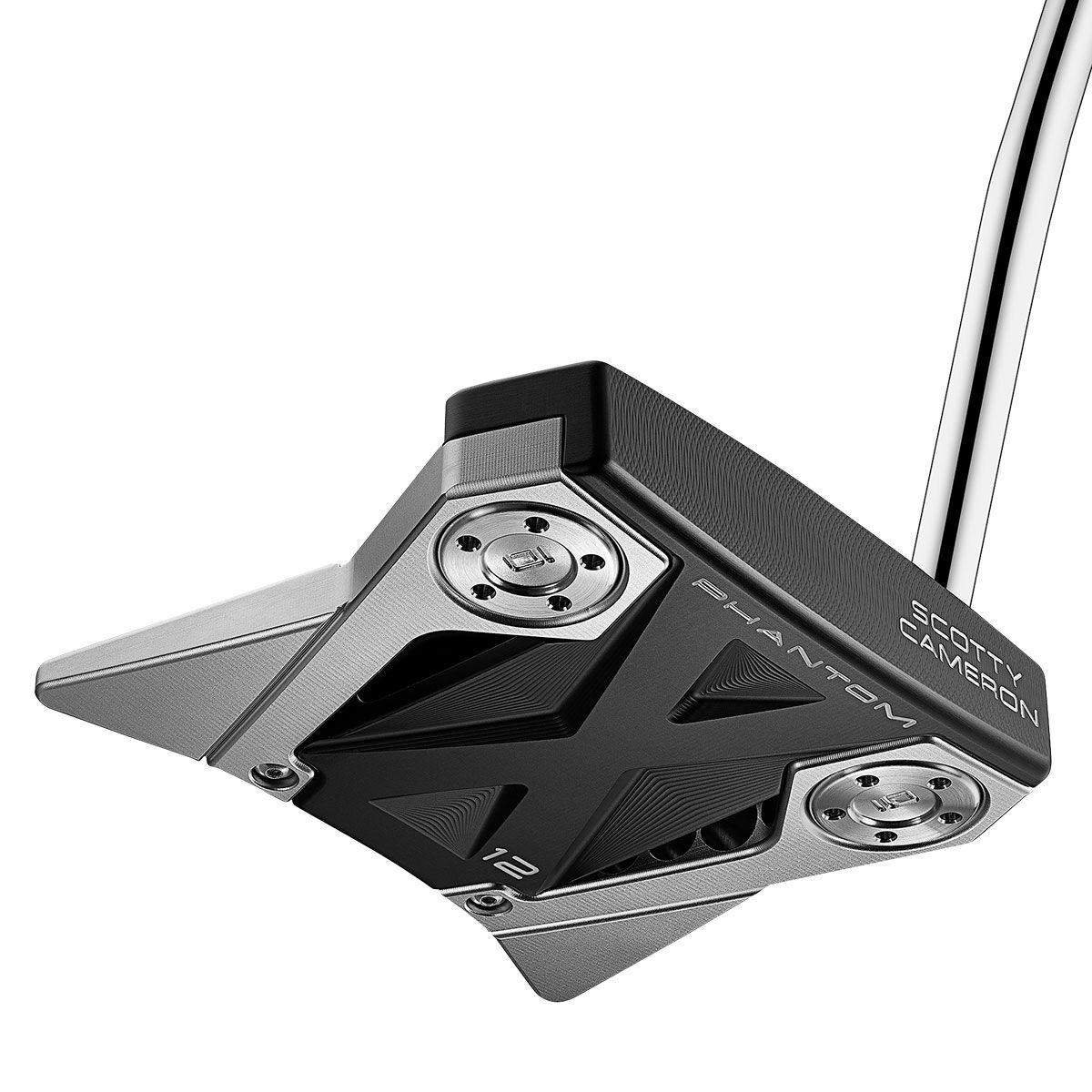 Titleist Men’s Silver and Black Scotty Cameron Phantom X 12 Custom Fit Golf Putter | American Golf, 34inches
