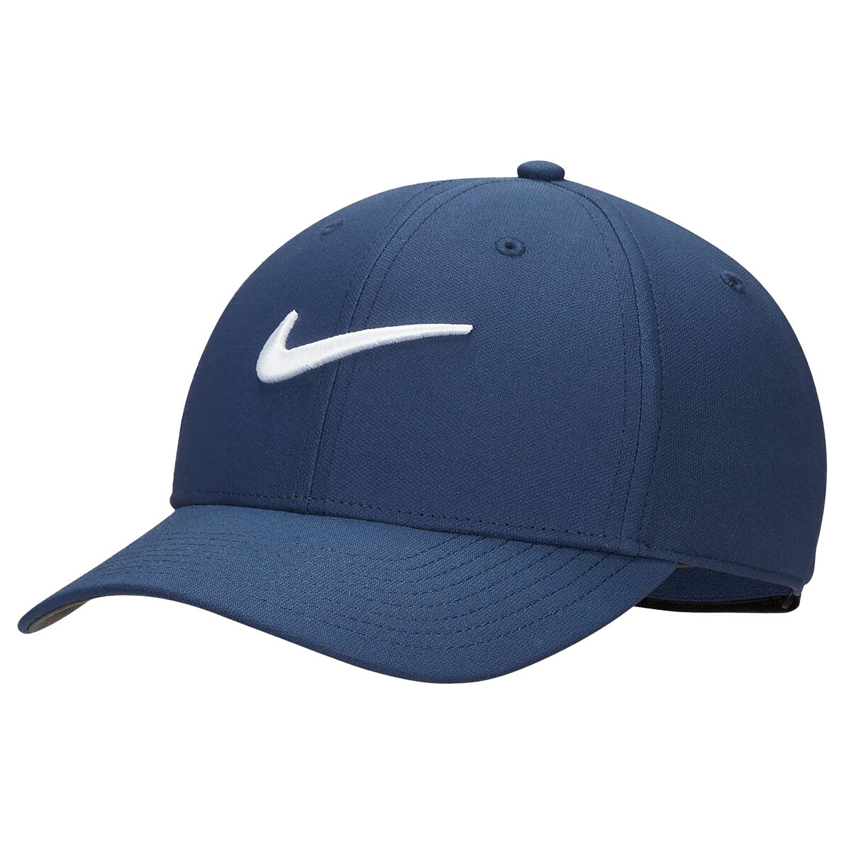 Nike Men’s Structured Swoosh Golf Cap, Mens, Midnight navy/white, Medium/large | American Golf