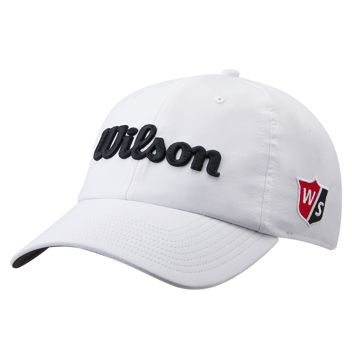 Wilson Men’s Pro Tour Golf Cap, Mens, White/black, One size | American Golf