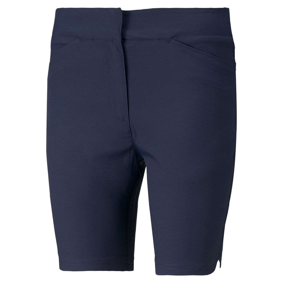 PUMA Golf Women’s Navy Blue Comfortable Bermuda Shorts, Size: S | American Golf