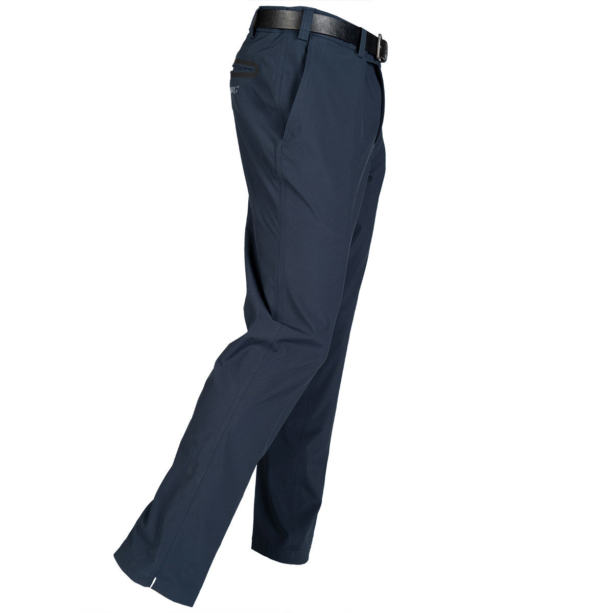 Stromberg Mens Navy Blue Weather Tech Regular Fit Golf Trousers, Size: 36 | American Golf