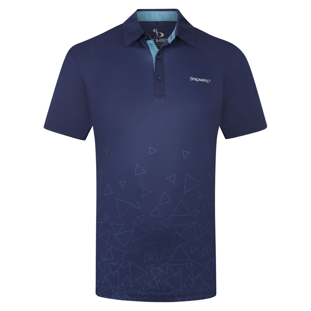Stromberg Men’s Buck Stretch Golf Polo Shirt, Mens, Navy blue, Small | American Golf