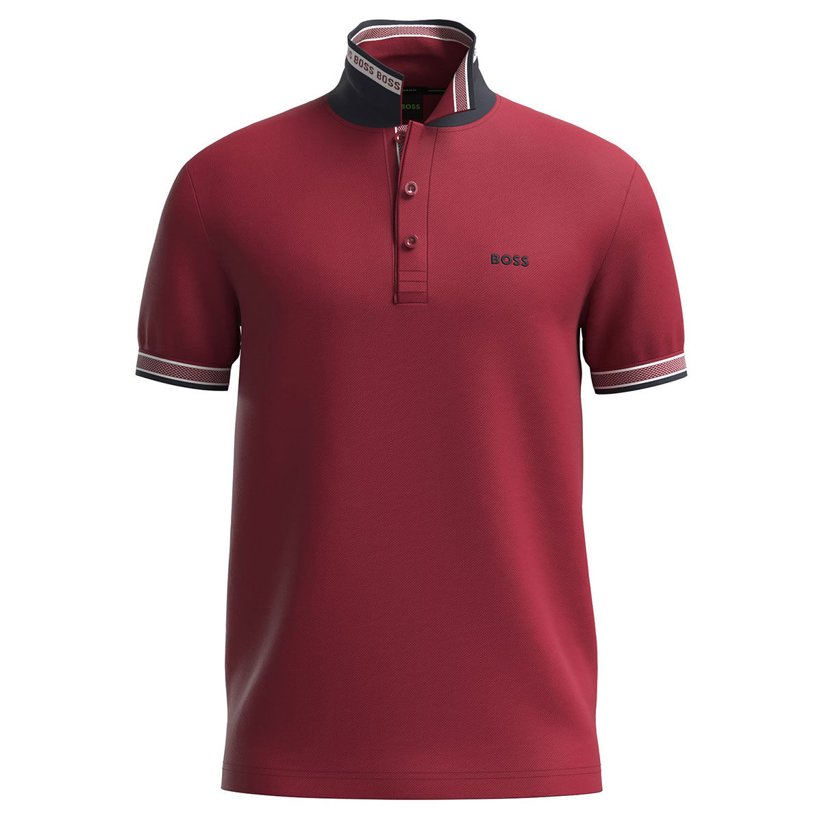 Hugo Boss Men’s Paddy Golf Polo Shirt, Mens, Dark red, Medium | American Golf