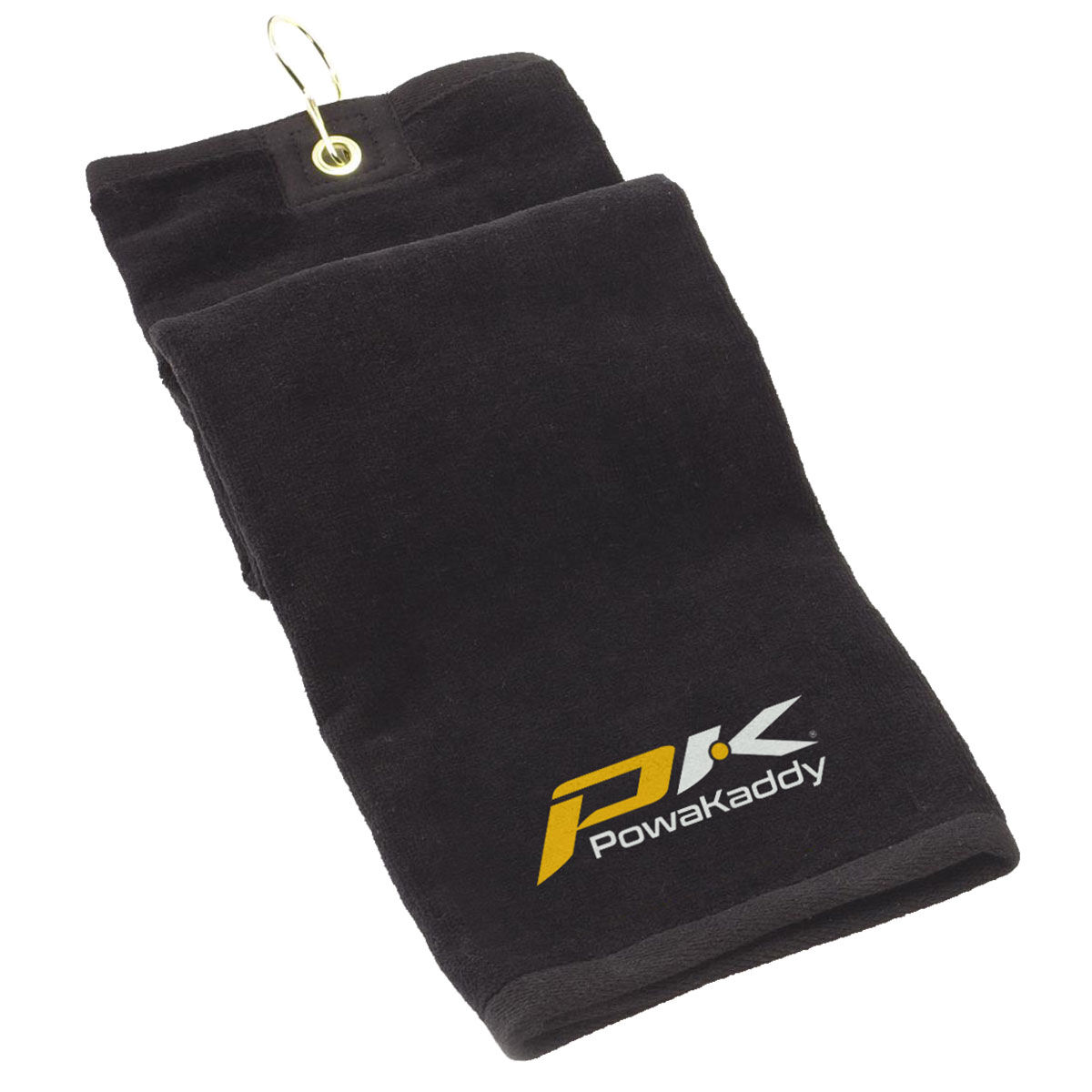 PowaKaddy Black Velour Bag Towel, One Size | American Golf