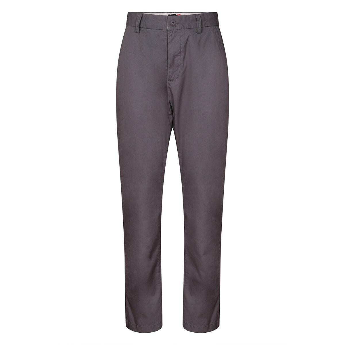 Fazer Mens Dark Grey Zenith Chino Long Fit Golf Trousers, Size: 32 | American Golf