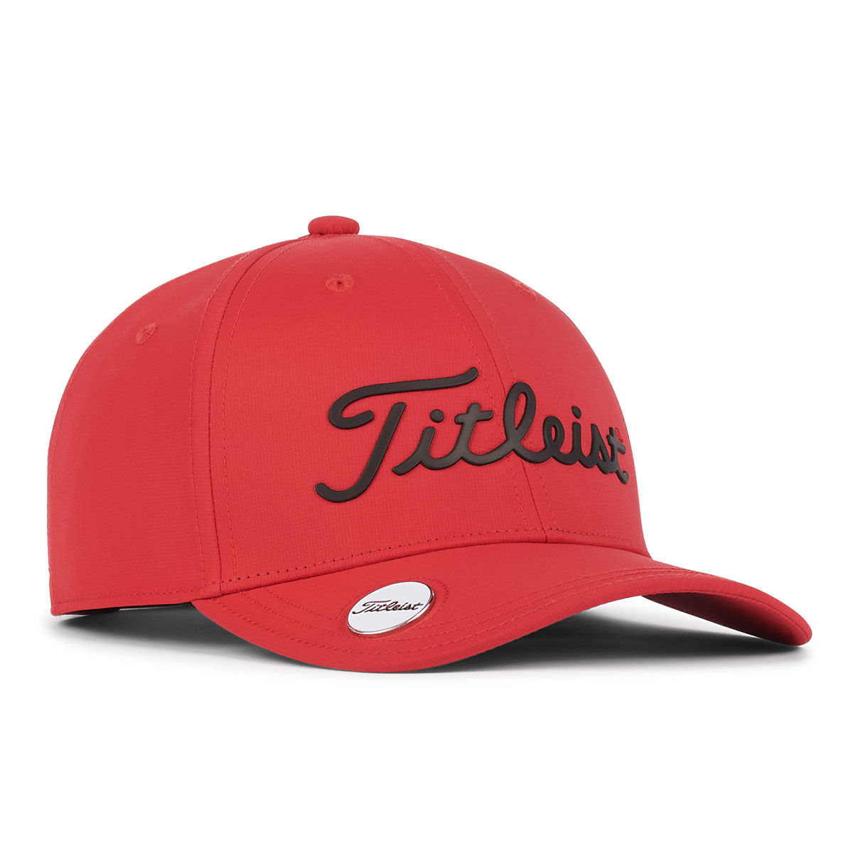 Titleist Men’s Players Performance Ball Marker Golf Cap, Mens, Red/black, One size | American Golf