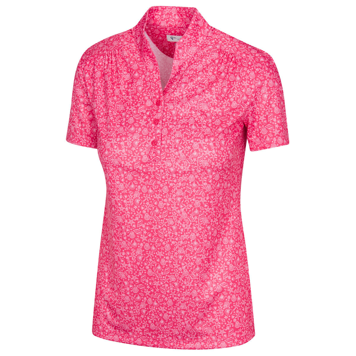 Greg Norman Womens Microlux ML75 Golf Polo Shirt, Female, Strawberry, Xs | American Golf