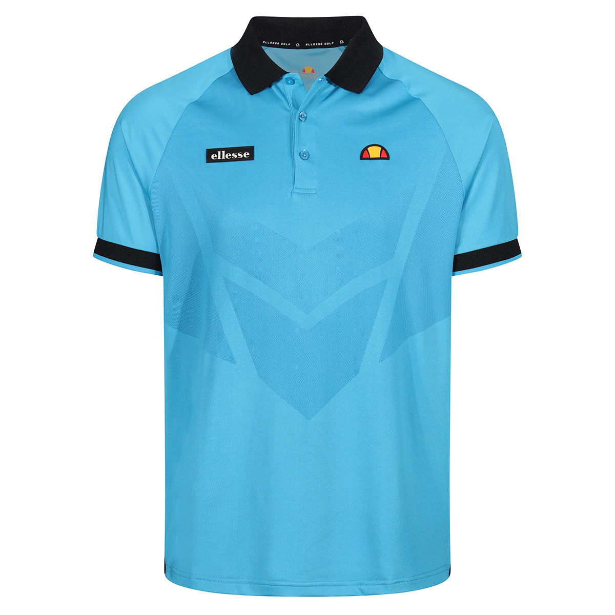 Ellesse Mens Light Blue Alberto Golf Polo Shirt, Size: Small | American Golf