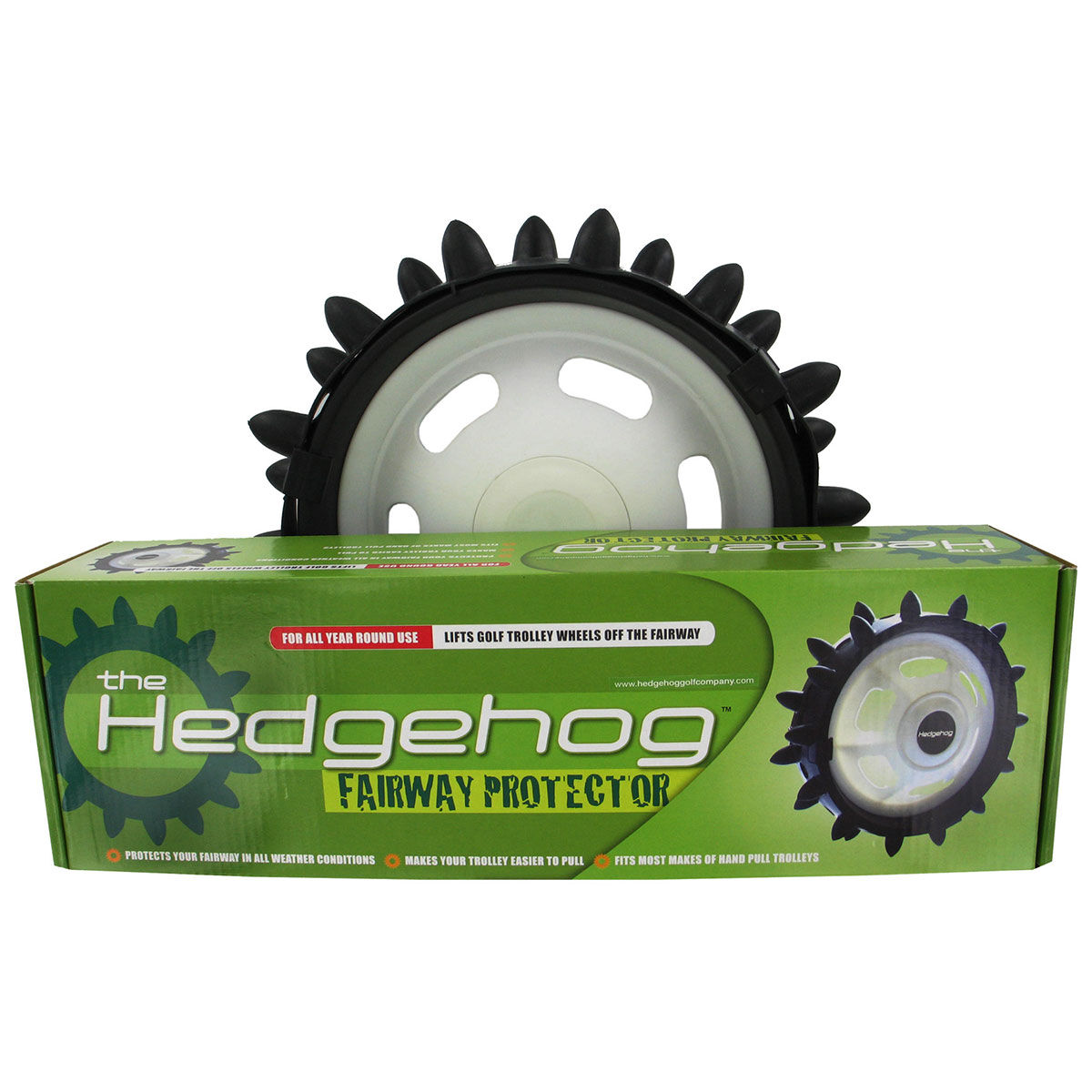 Brand Fusion BrandFusion Black Hedgehog Golf Wheel Sleeve Kit, Size: 10", 10 inches | American Golf