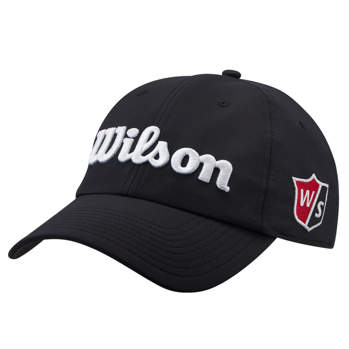 Wilson Men’s Pro Tour Golf Cap, Mens, Black/white, One size | American Golf