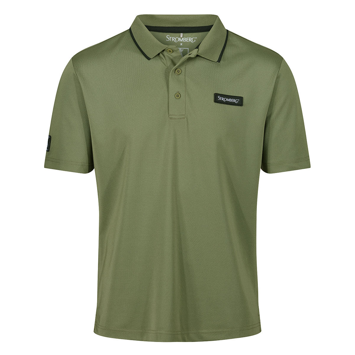 Stromberg Men’s Lee Sharpe Santana Golf Polo Shirt, Mens, Khaki, Large | American Golf