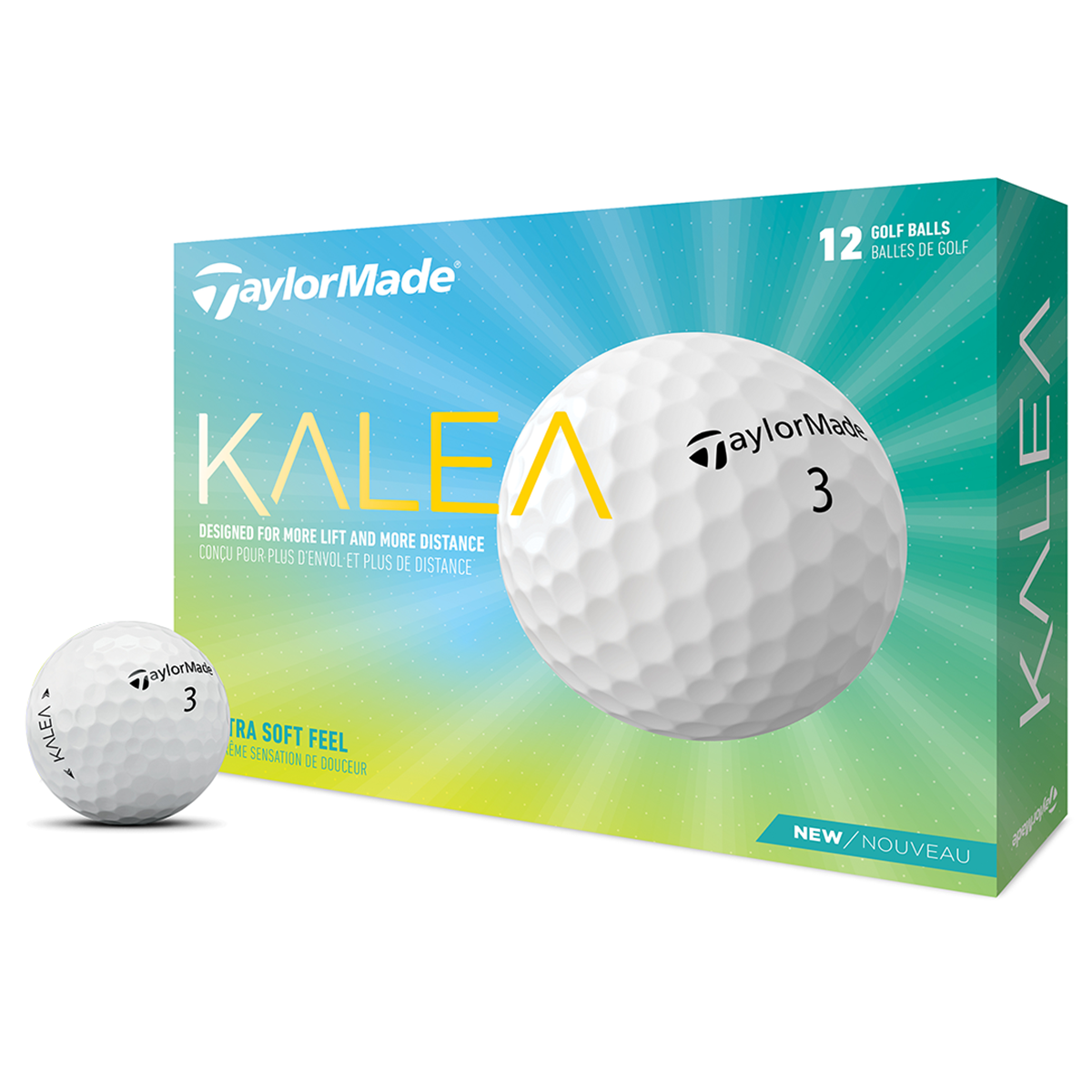 TaylorMade White Dimple Kalea 12 Golf Ball Pack 2022| American Golf, One Size