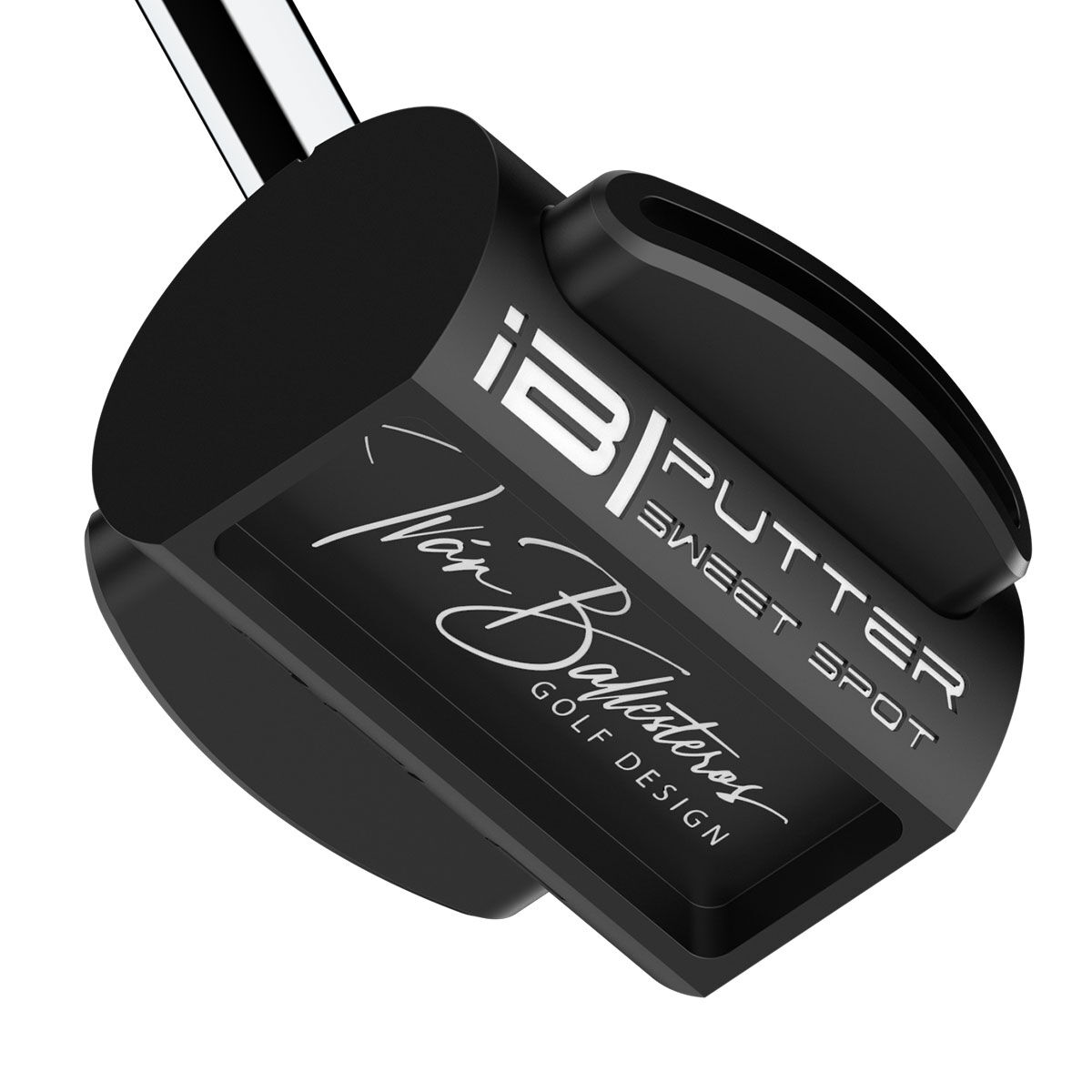 Ivan Ballesteros iB Sweet Spot Black Golf Putter, Mens, Circle grip, 34 inches | American Golf