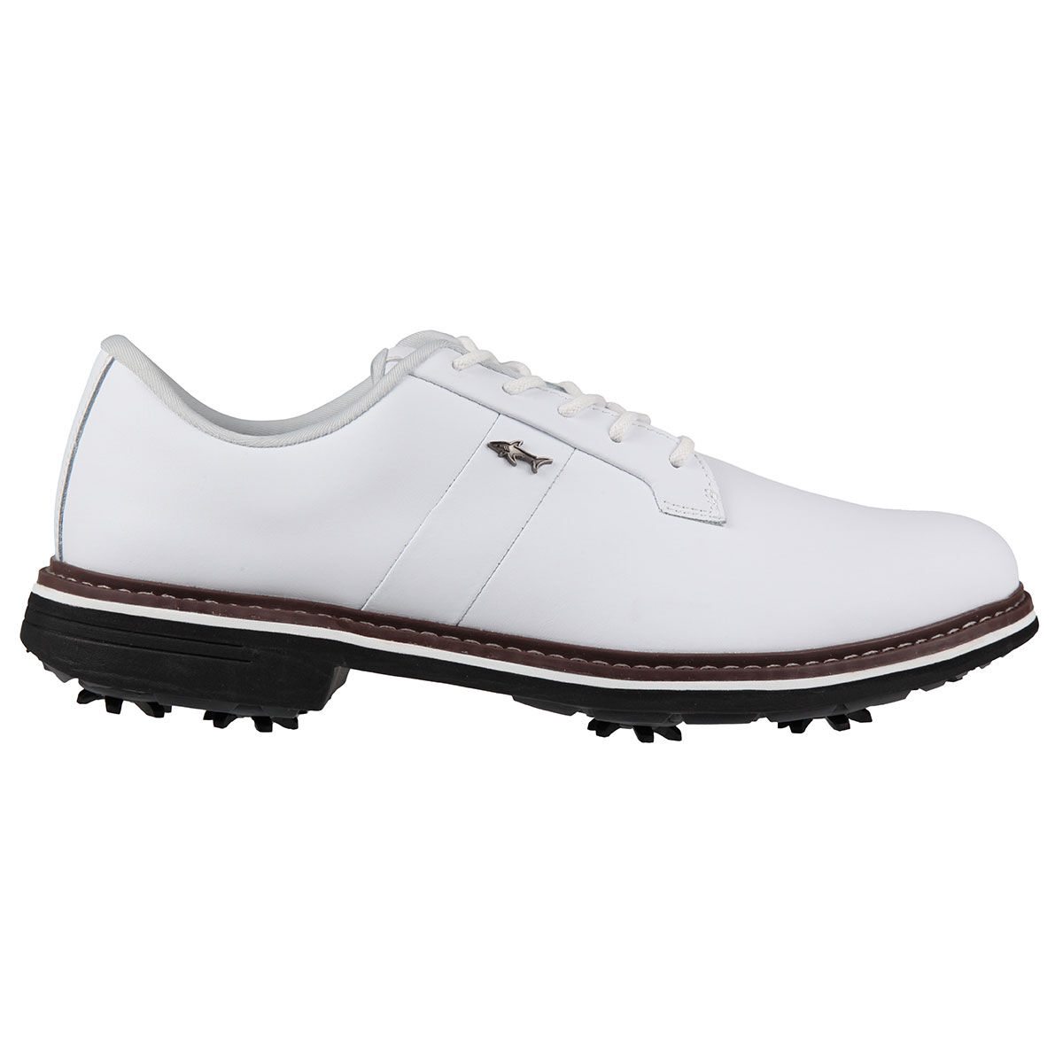 Greg Norman Mens White Comfortable Isa Tour 2 Waterproof Spiked Golf Shoes, Size: 9 | American Golf