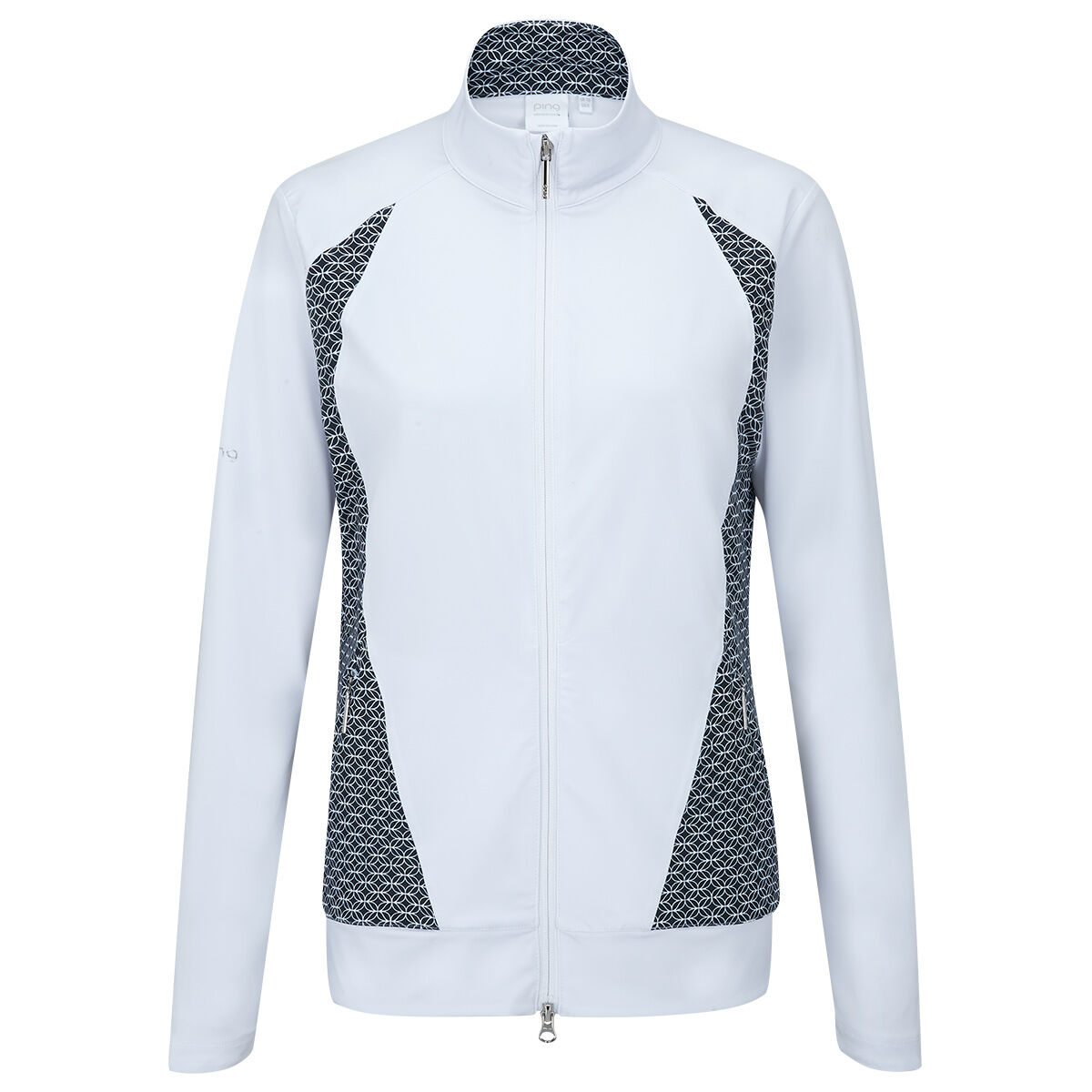 PING Womens Harby Golf Jacket, Female, White/navy, 16 | American Golf