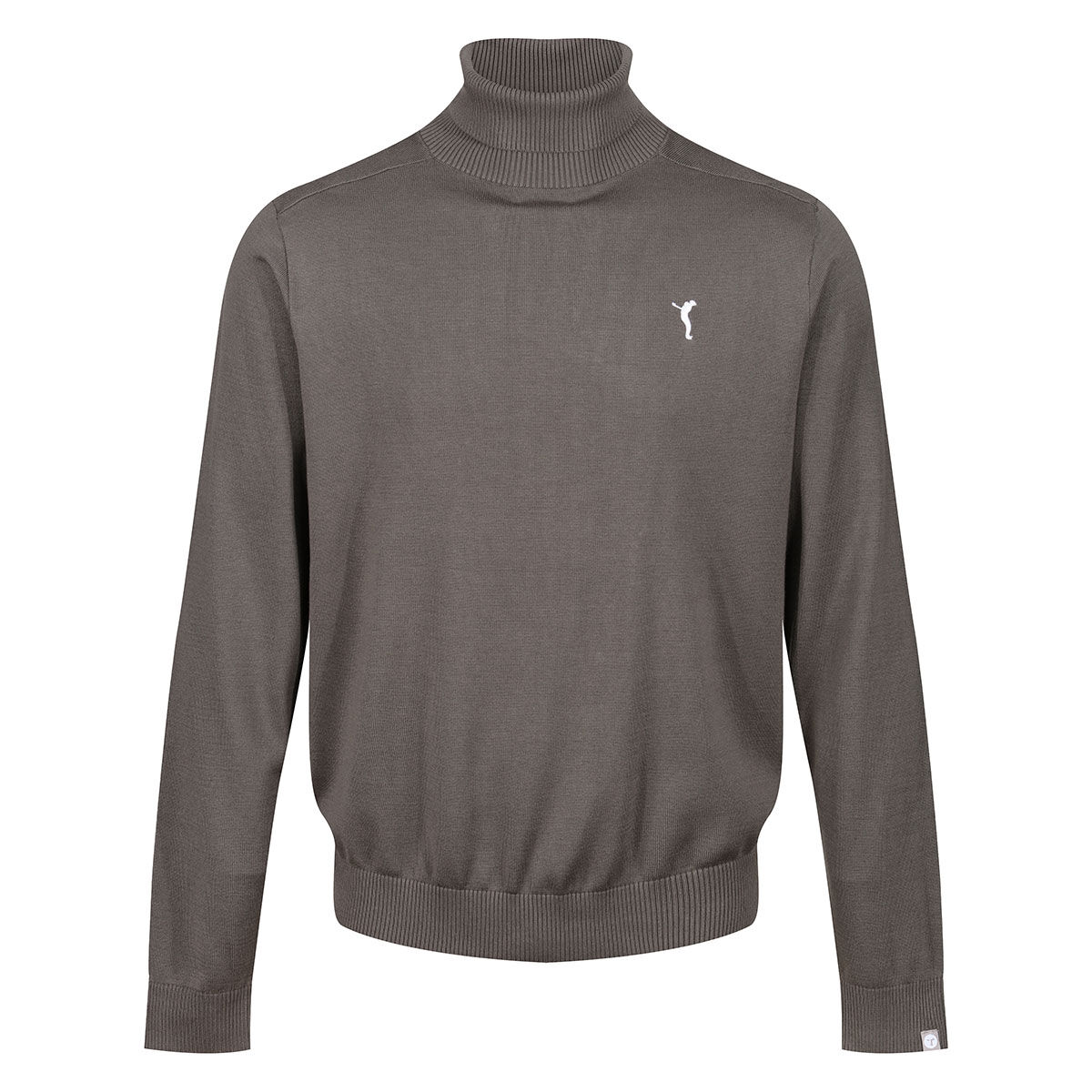 Ocean Tee Mens Grey Embroidered GOLFINO Wave Golf Sweater, Size: Medium | American Golf