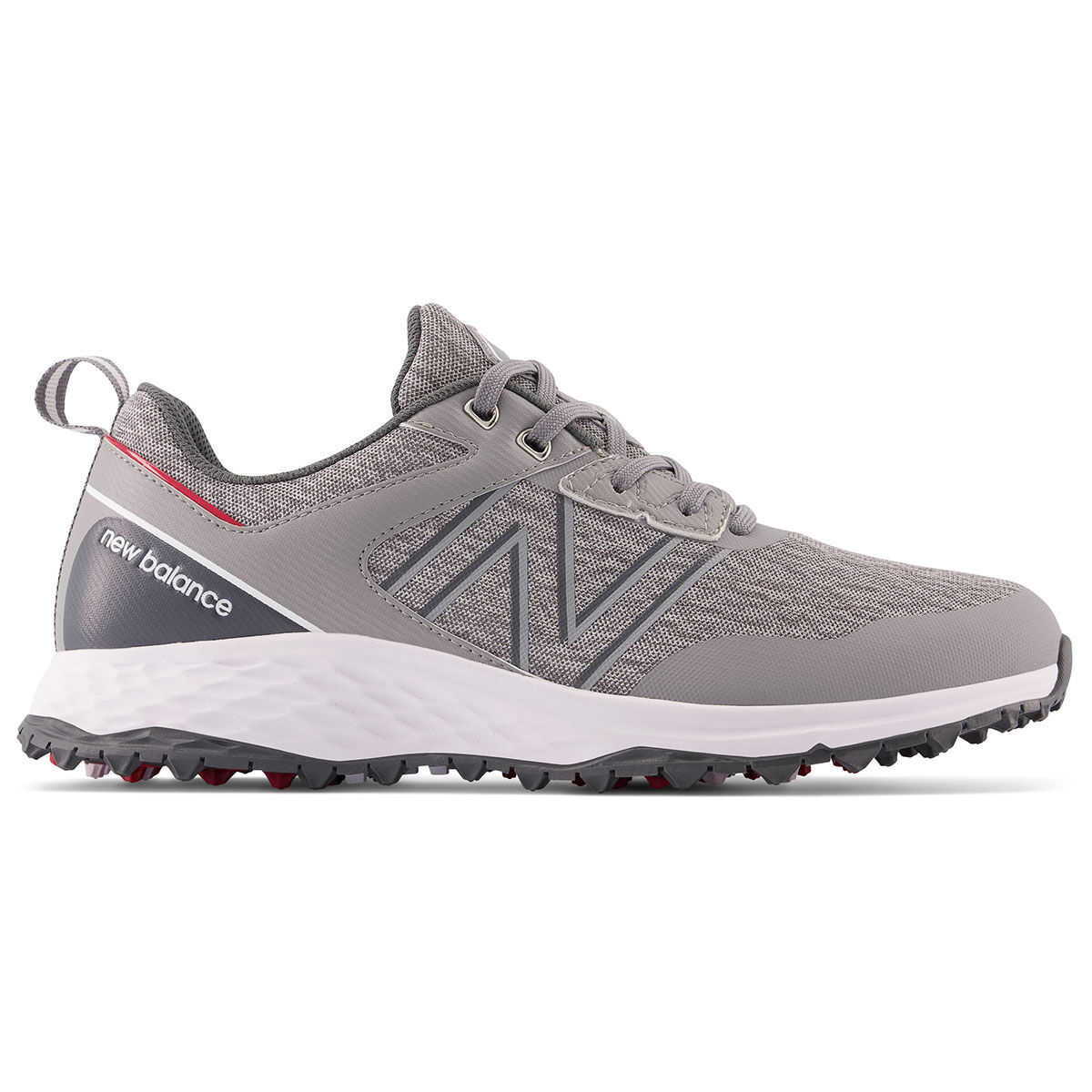New Balance Men’s Grey and Charcoal Fresh Foam Contend Waterproof Spikeless Golf Shoes, Size: 7.5 | American Golf